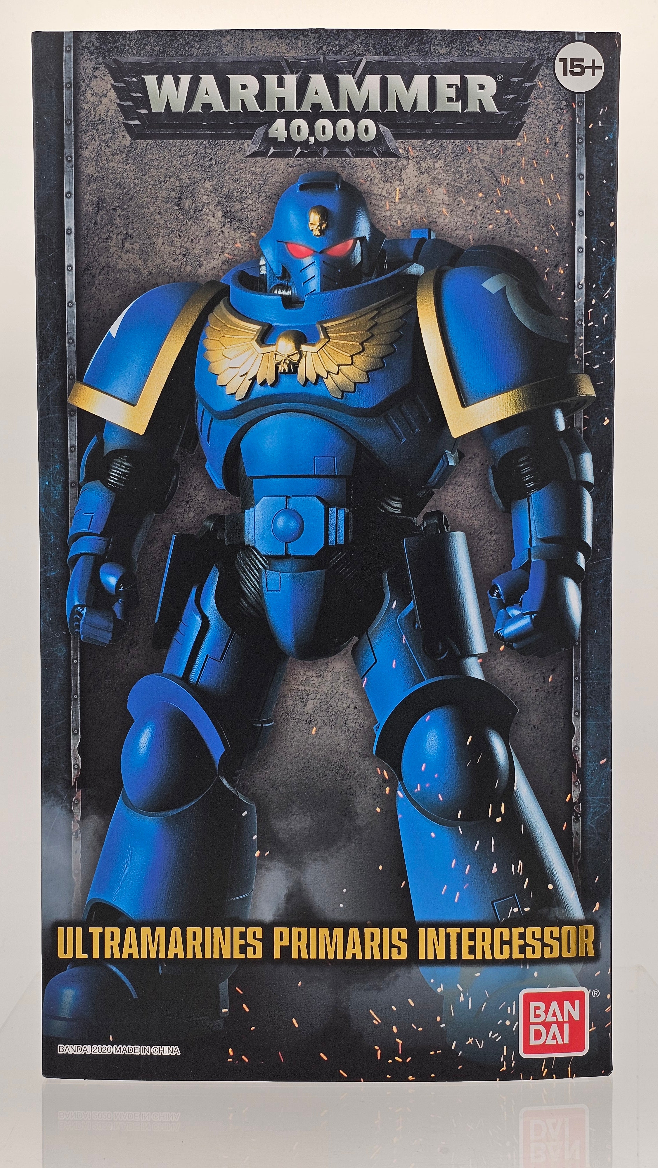 Warhammer 40,000 Action Figure: Ultramarines Primaris Intercessor (USED)