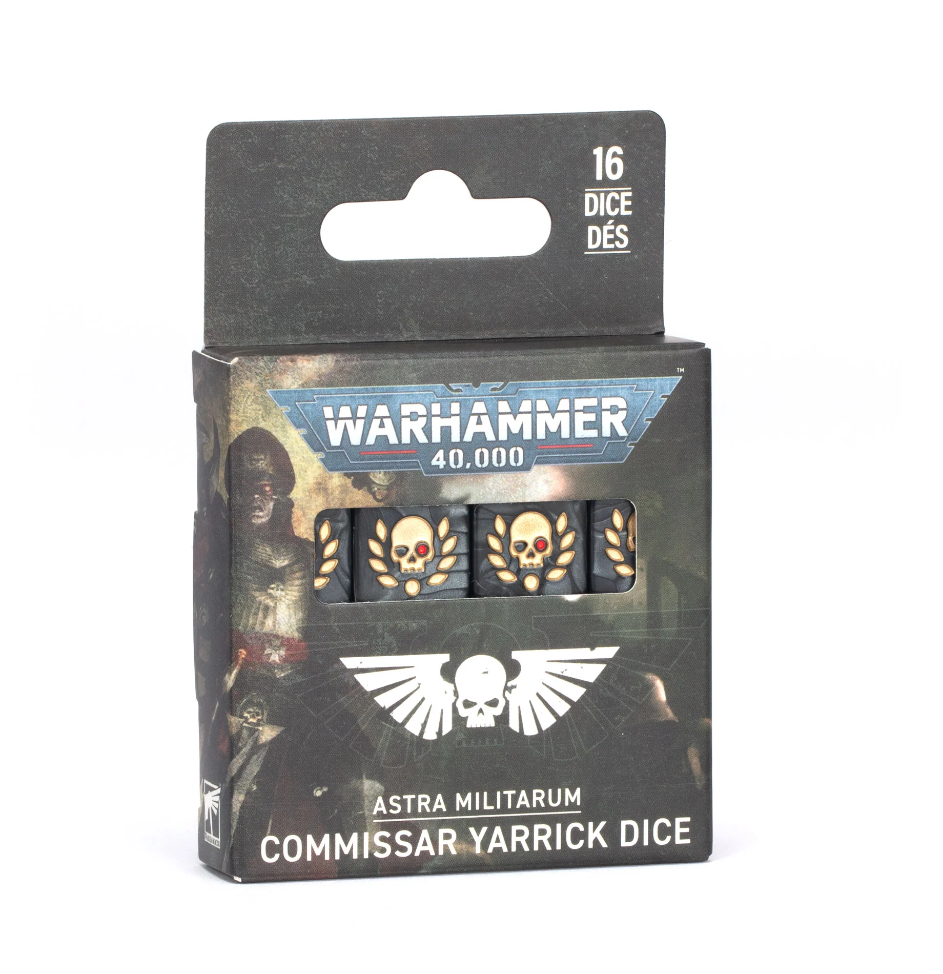 Warhammer Colour: Dice Set - 40K: Commissar Yarrick (16)