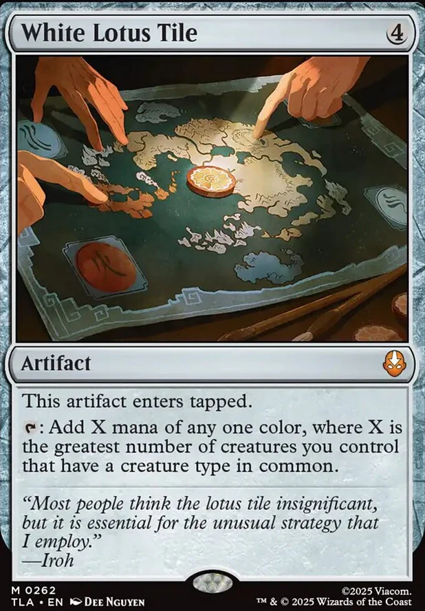 White Lotus Tile [ #0262 ] (TLA-M) - Image 2