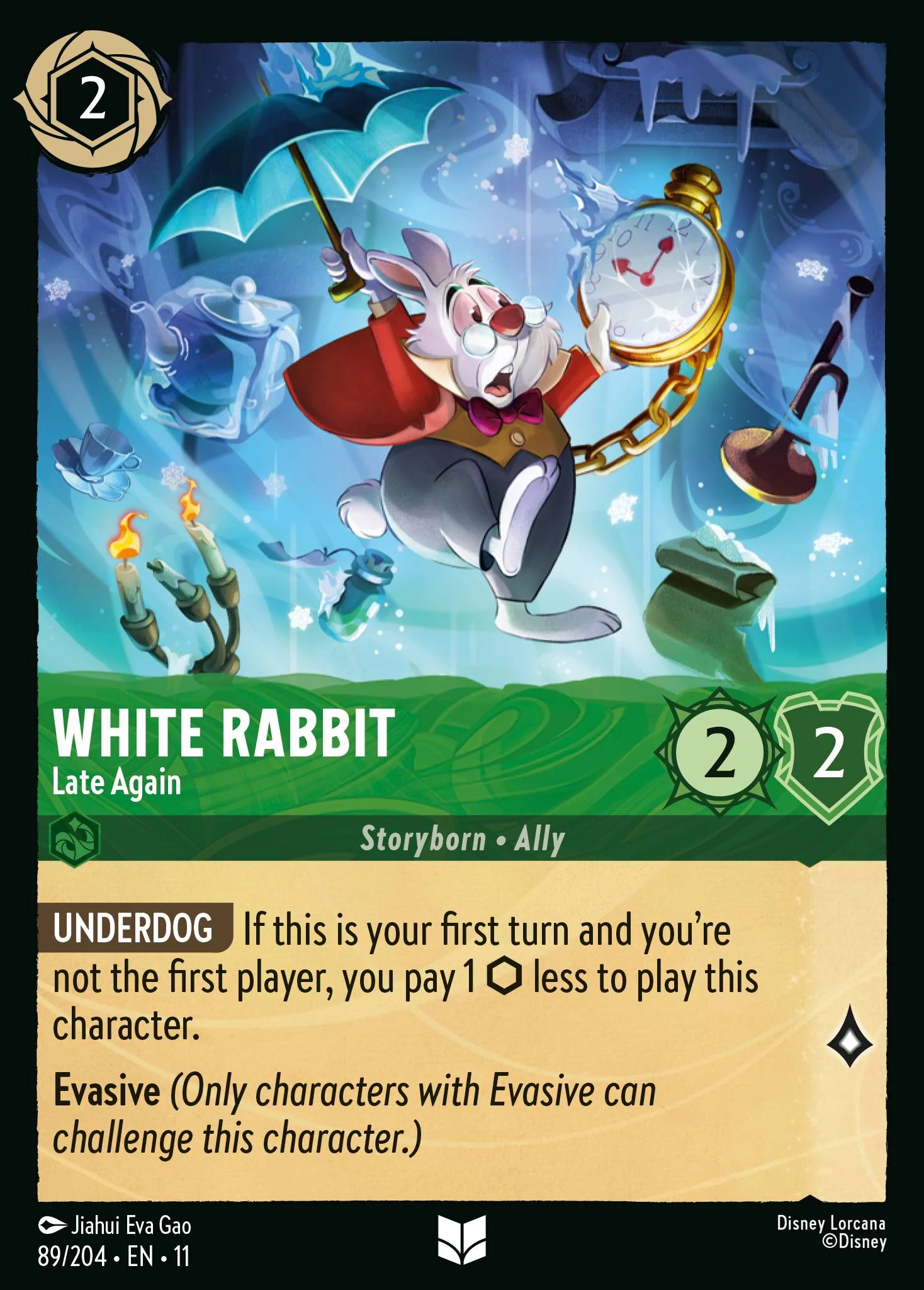 White Rabbit - Late Again (089/204 - Winterspell)  Uncommon