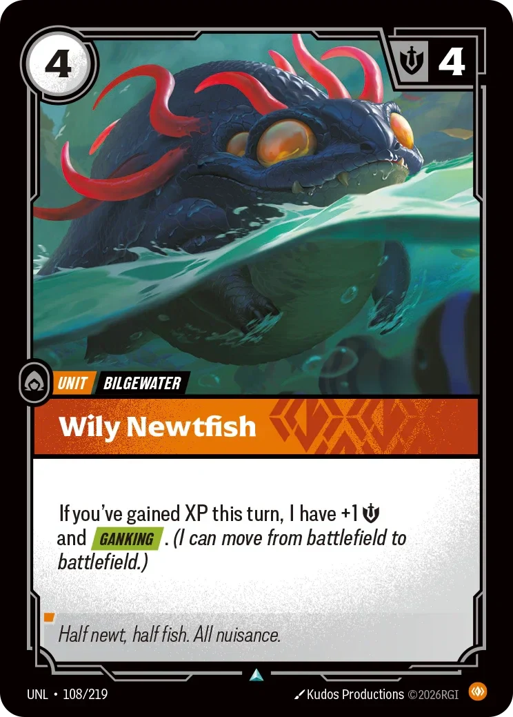 Wily Newtfish - 108/219 (UNL)  Uncommon