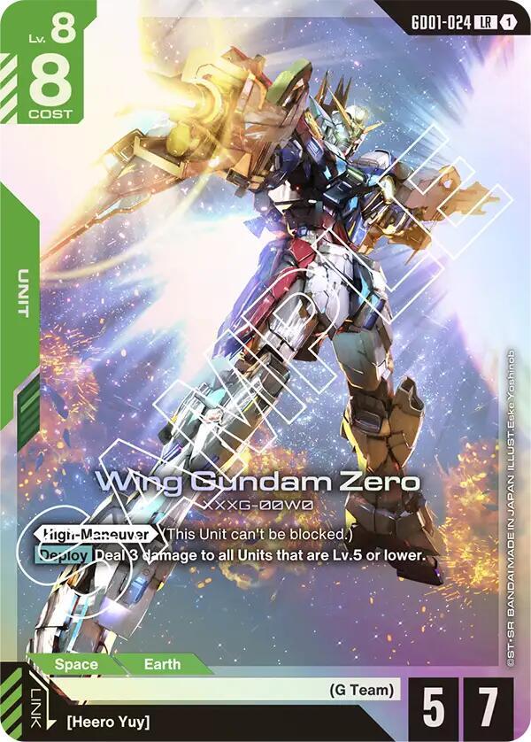 Wing Gundam Zero - Newtype Rising (GD01) Near Mint (LR)
