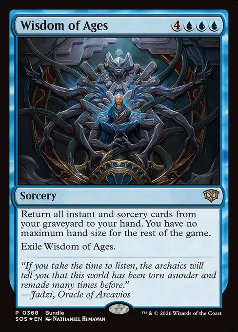 Wisdom of Ages [ #0368 Bundle Promo ] (SOS-R)
