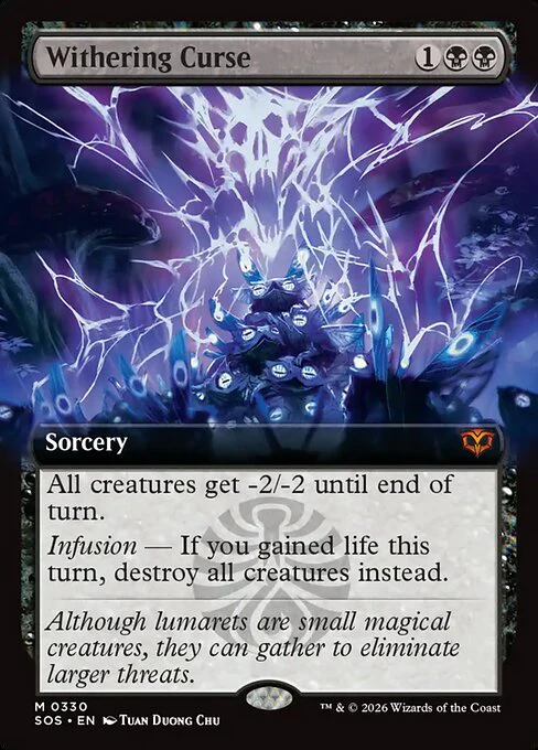 Withering Curse [ #0330 Extended Art ] (SOS-M)