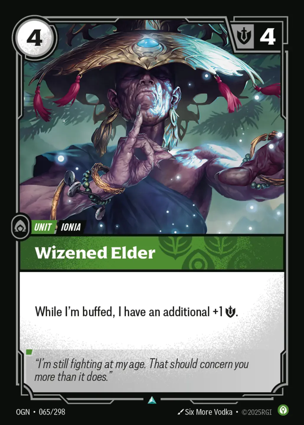 Wizened Elder - 065/298 (OGN) Uncommon