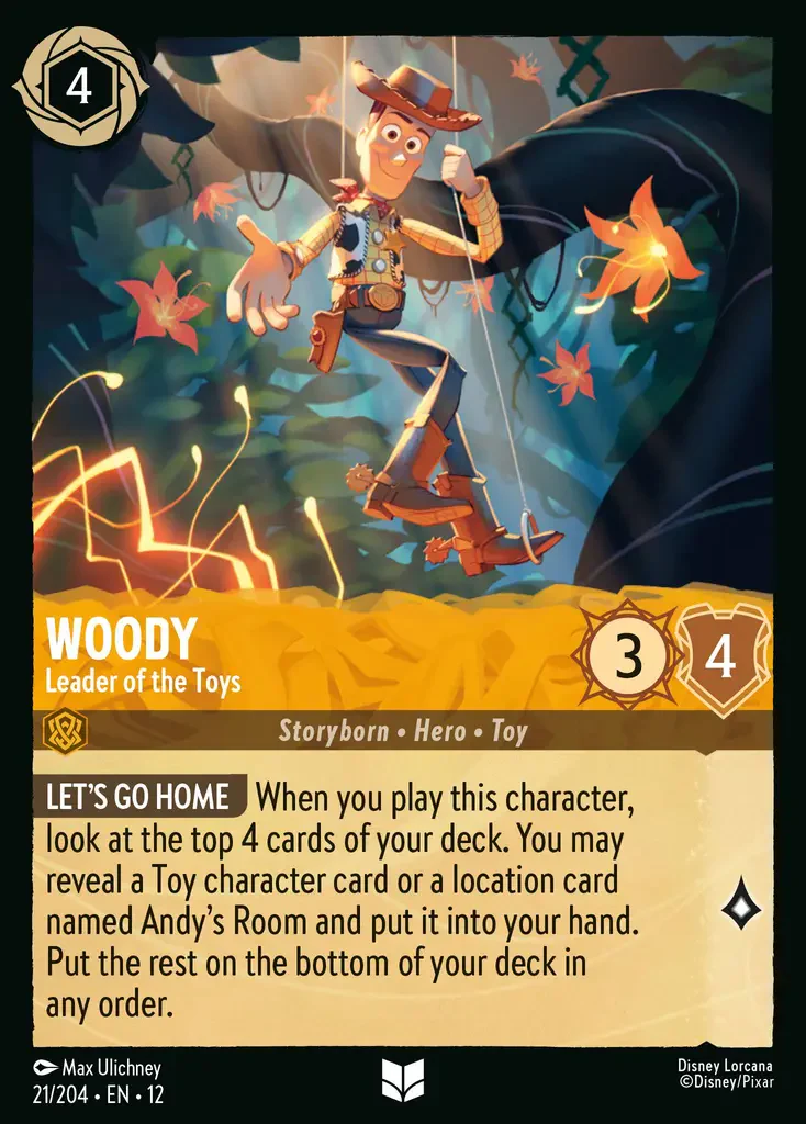 Woody - Leader of the Toys (Wilds Unknown - 021/204) Uncommon