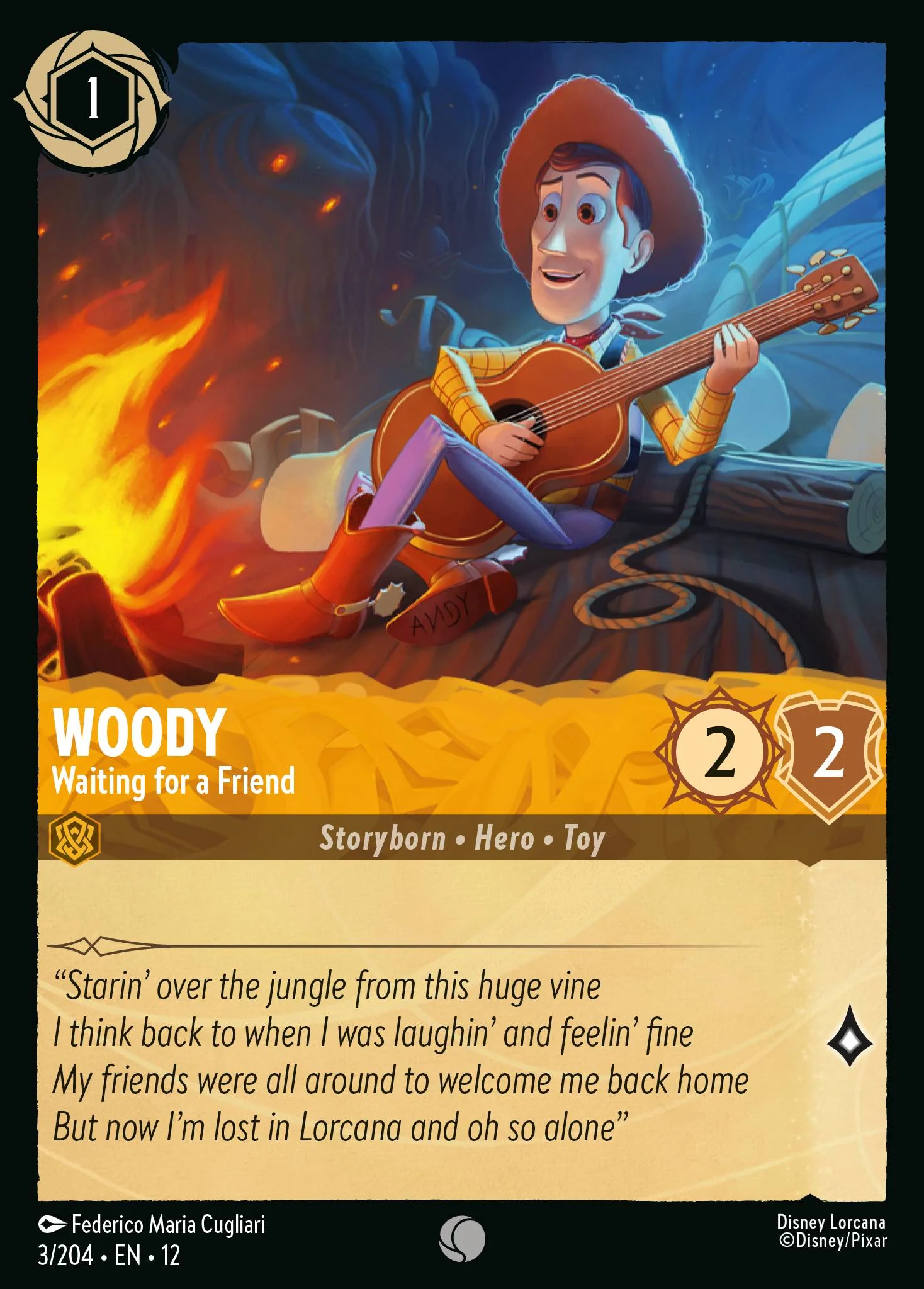 Woody - Waiting for a Friend (Wilds Unknown - 003/204) Common