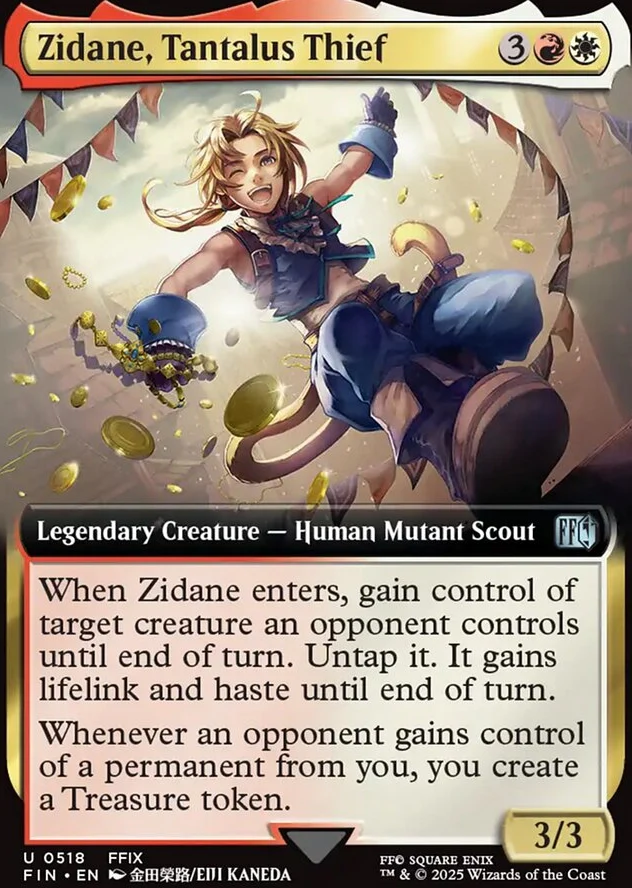 Zidane, Tantalus Thief [ #0518 Extended Art ] (FIN-U) - Image 2