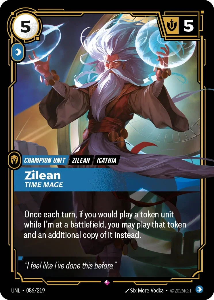 Zilean - Time Mage - 086/219 (UNL)  Rare