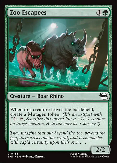 Zoo Escapees [ #0138 ] (TMT-C)