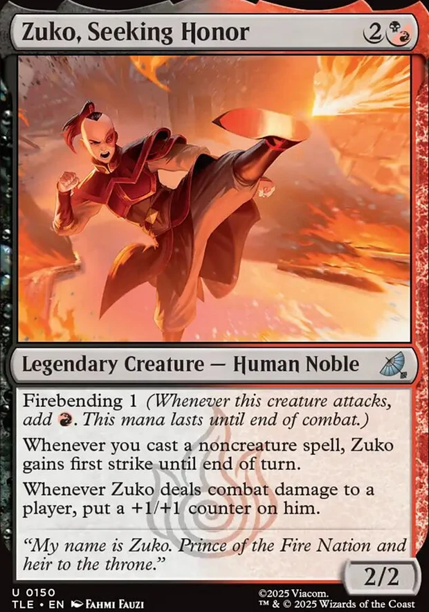 Zuko, Seeking Honor [ #0150 ] (TLE-U) - Image 2